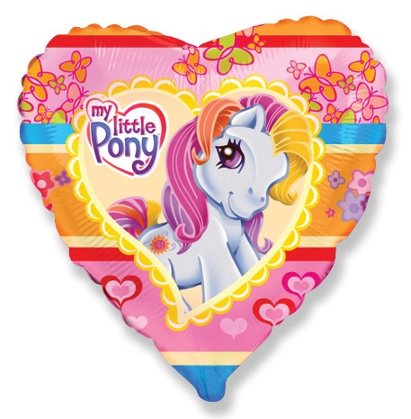 Шар сердце My little pony, Моя маленькая лошадка