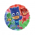 Воздушный шар круг Герои в масках PJ Masks