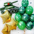 Букет шаров со звездами на 23 февраля