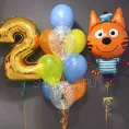 Фонтан воздушных шаров и Кот Коржик