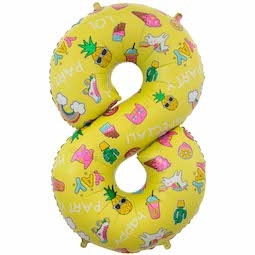 Шар цифра 8, Веселые картинки