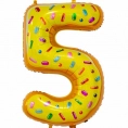 Шар Цифра 5 , Пончик
