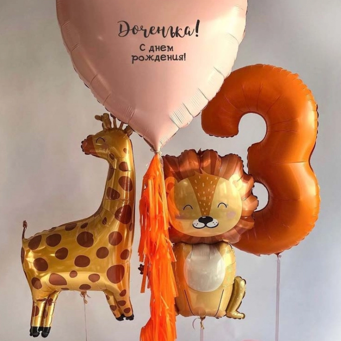 Букет шаров "Доченька"