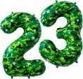 Шары цифры на 23 февраля