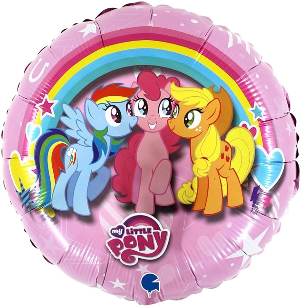 Шар круг, My Little Pony, Дружные Лошадки розовые