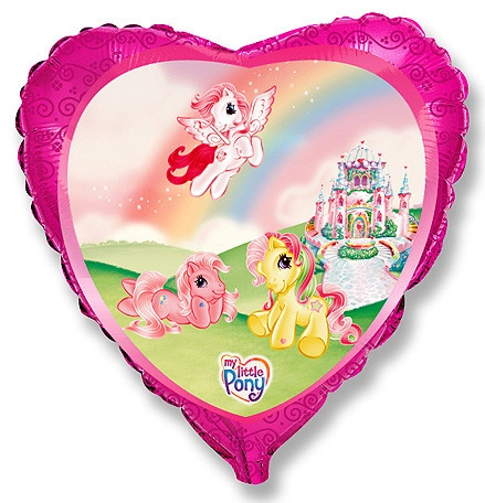 Шар сердце My little pony, Моя маленькая лошадка Замок