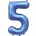 Шар Цифра 5, Сатин