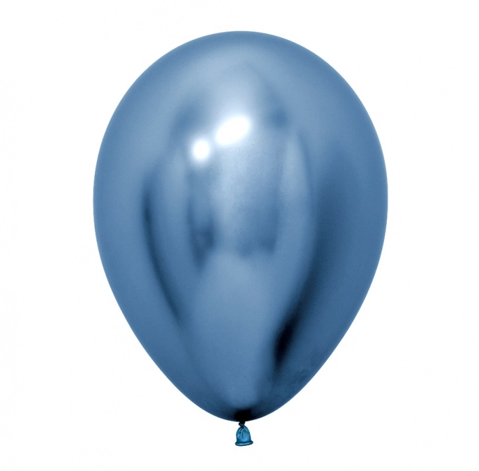 Шар хром синий, blue