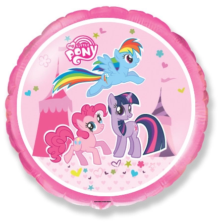 Шар круг My little pony, Пони Радуга