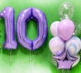 Воздушные шары Фиолетовый агат на 10 лет