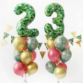 Фонтан шаров на 23 февраля