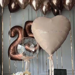 Шары на день рождения "Шоколад"