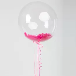Шар с перьями Bubble, фуше
