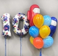 Композиция шаров Among Us на 10 лет